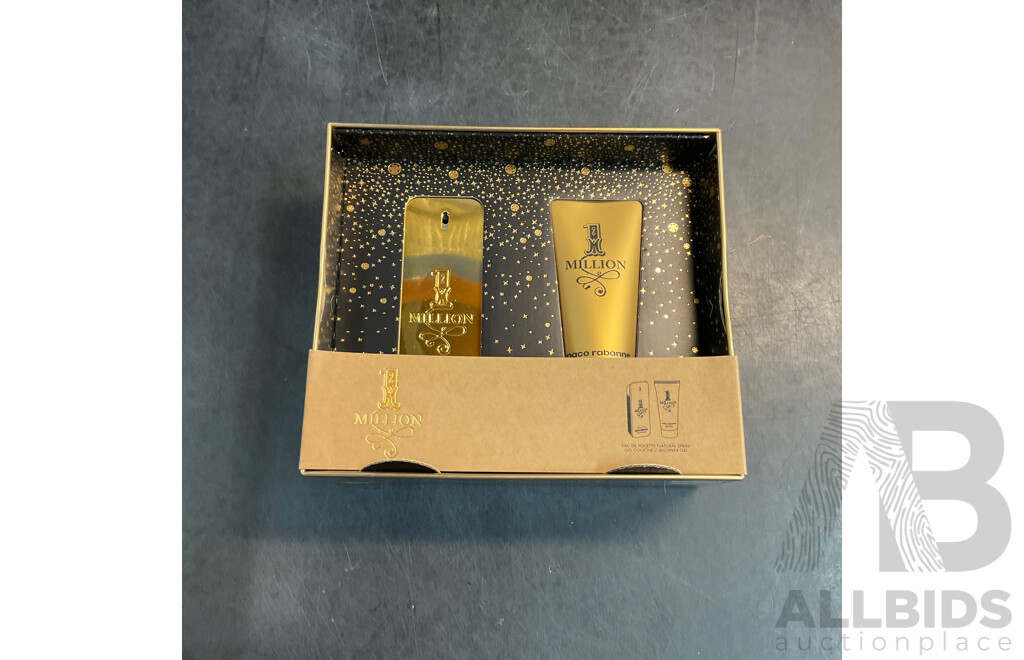 FCUK, JEAN PAUL, PACO RABANNE Gift Set - Lot of 4