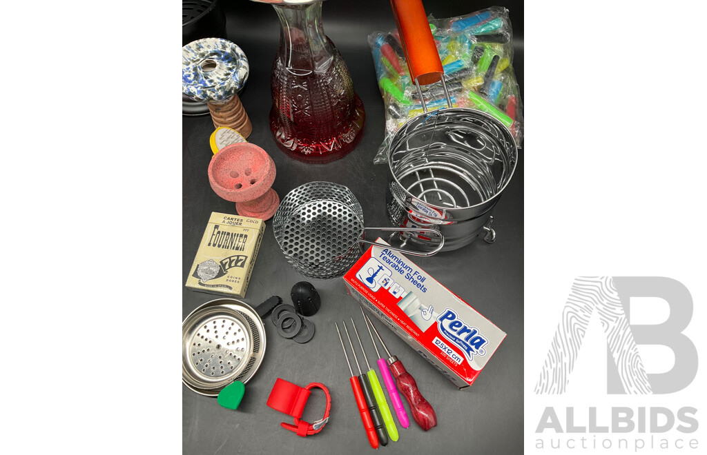 ROTANA Glass Shisha Hookah  with Accessories