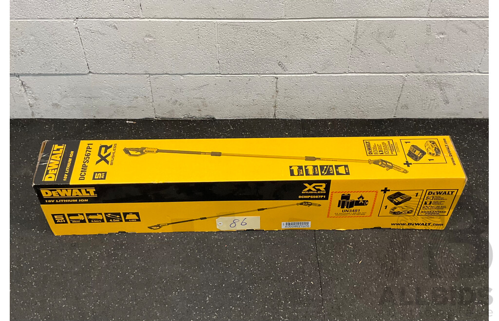DEWALT DCMPS567P1 18V XR 5.0Ah Li-ion Cordless Brushless 200mm (7-3/4