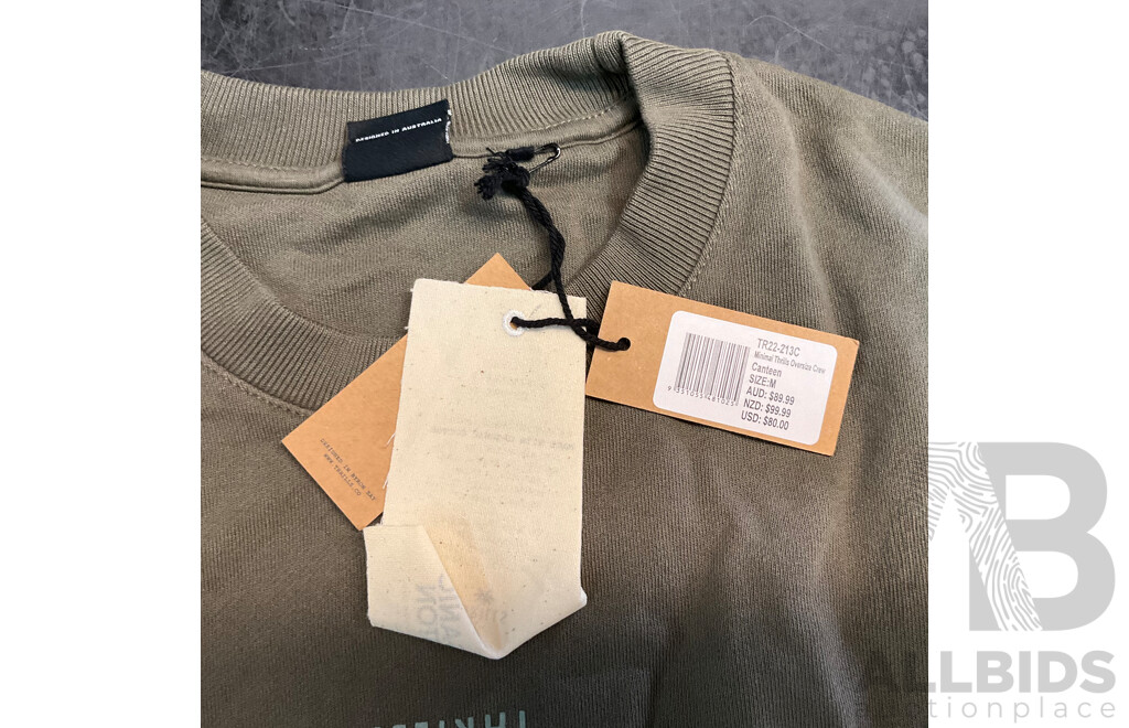THRILLS Jumpers (S/M) & LACOSTE T-Shirt (L) & INDUSTRIE Pants (M) - Lot of 4