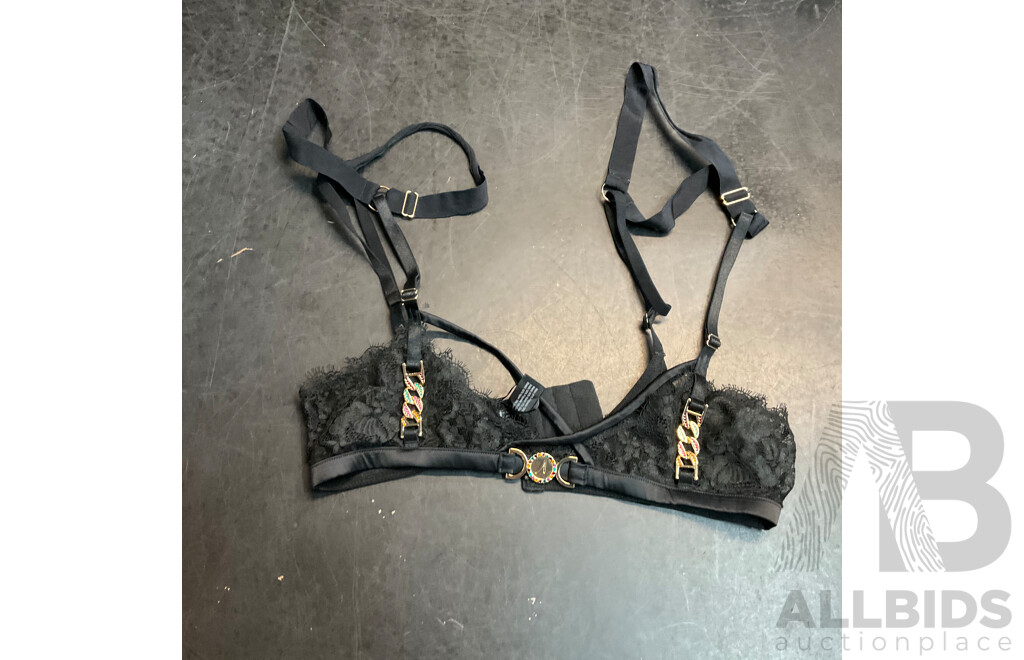 DITA VON TEESE Femmoiselle Bra (32DD) & G-String (UK 10) & Bras N Things Bra ( US 8) - Lot of 3