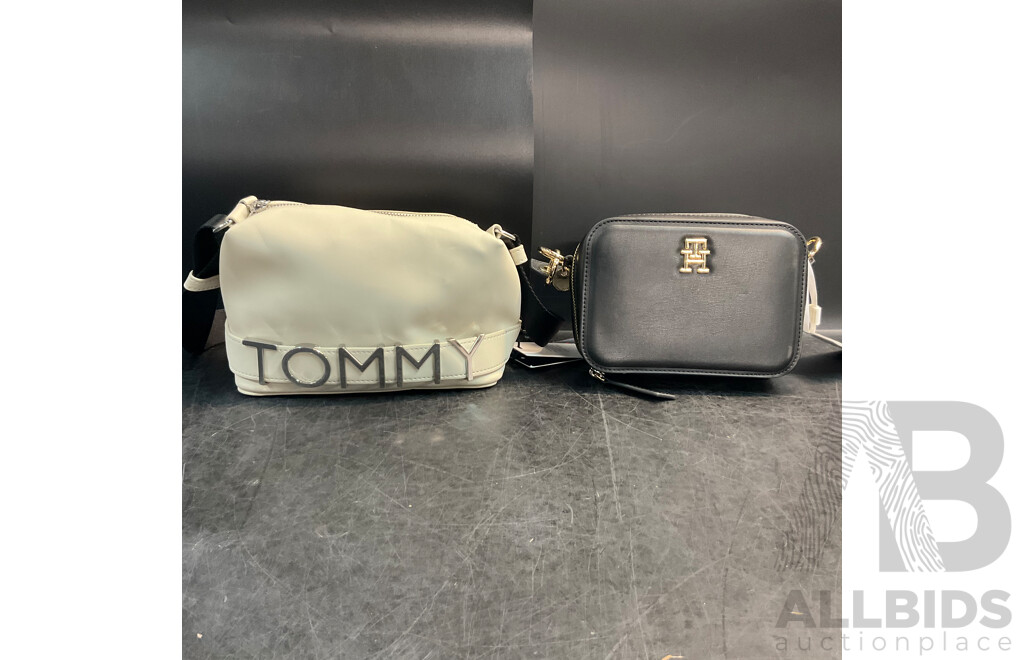 TOMMY HILFIGER Chic Trunk & Bold Camera Bag - Lot of 2