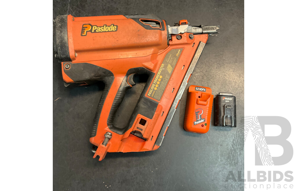 PASLODE Impulse Framemaster Framing Nailer with Battery & Charger