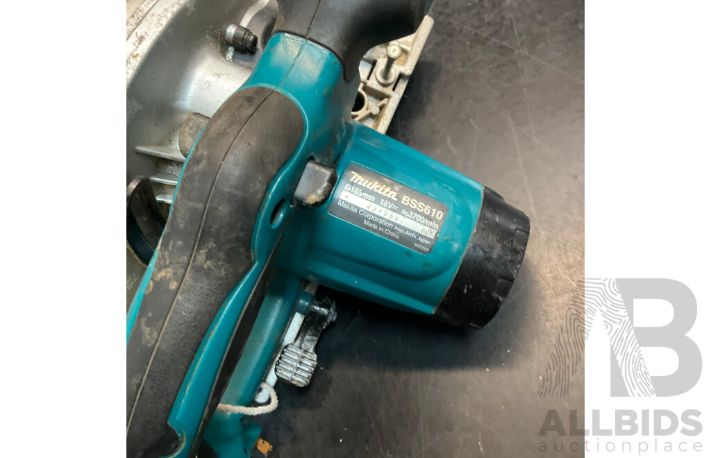MAKITA DHR242 Rotary Hammer & DTM51 Multi-tool & BSS610 Cordless Circular Saw
