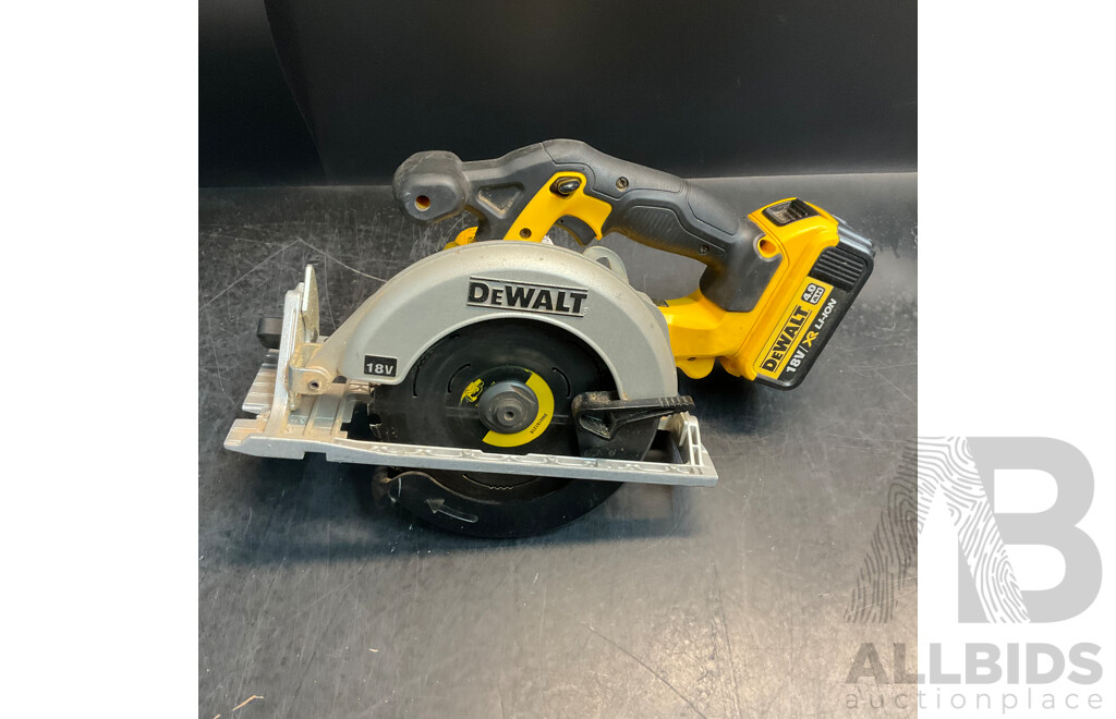 DEWALT DCD995 Brushless 3 Speed Hammer/Drill Driver & DCS391 165 Mm Circular Saw with 2x Battery & Charger