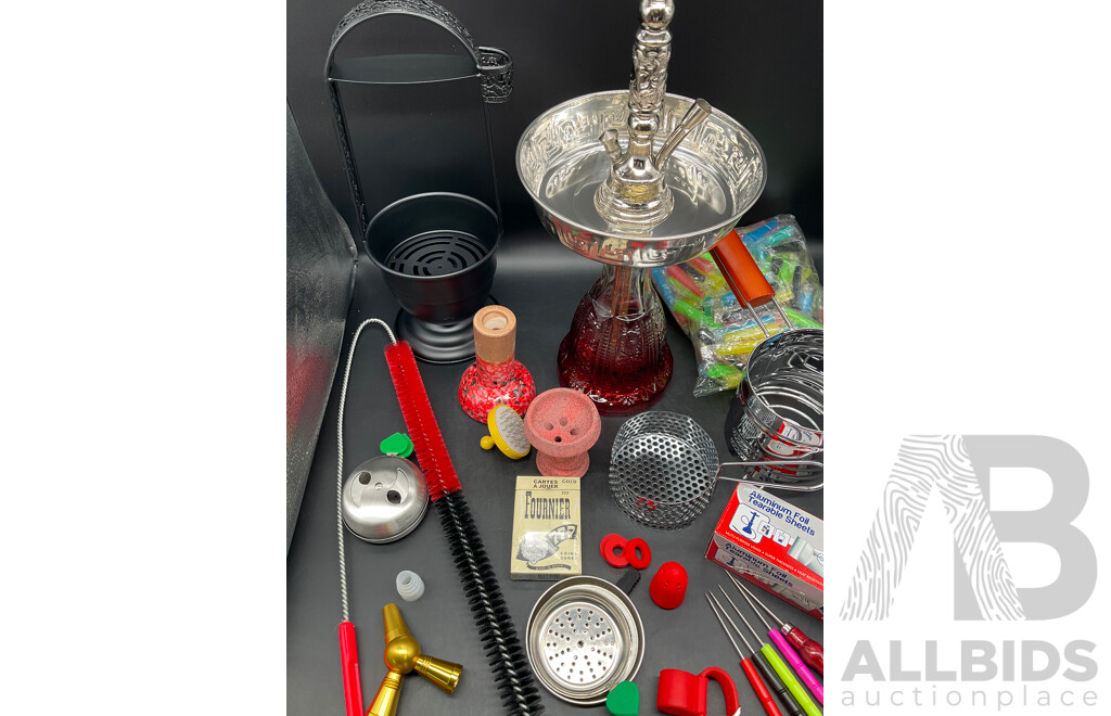 ROTANA Glass Shisha Hookah  with Accessories