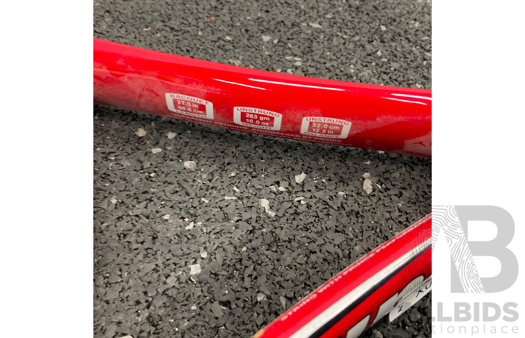 Assorted PRINCE, WILSON Tennis Racquet