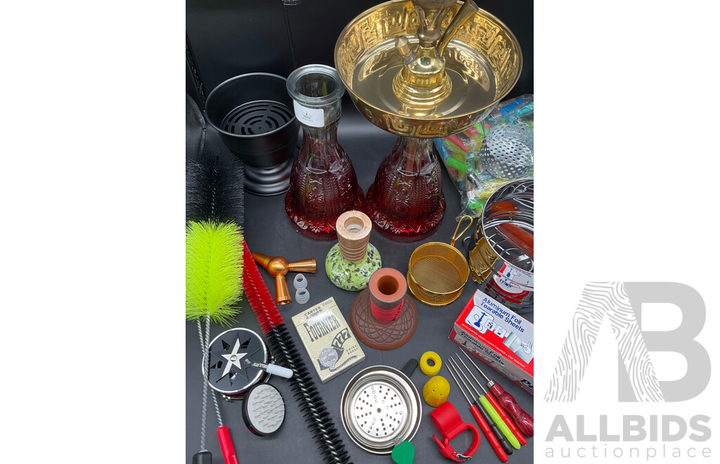 Rotana Glass Shisha Hookah  with Accessories