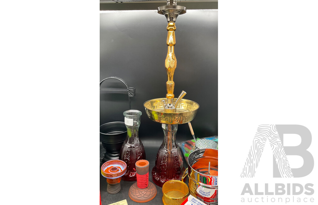 Rotana Glass Shisha Hookah  with Accessories