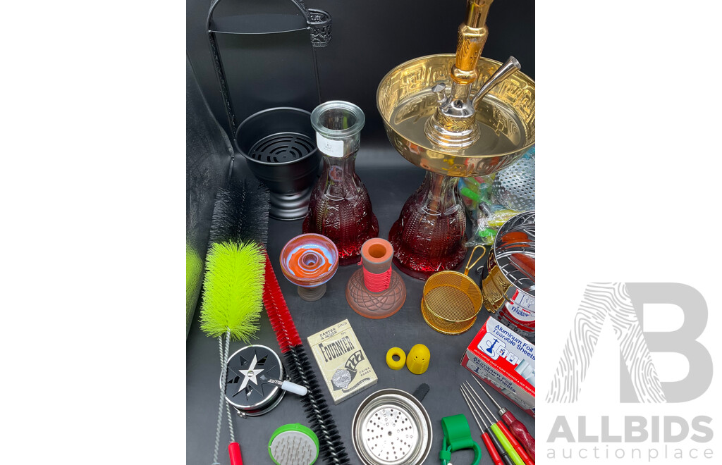 Rotana Glass Shisha Hookah  with Accessories