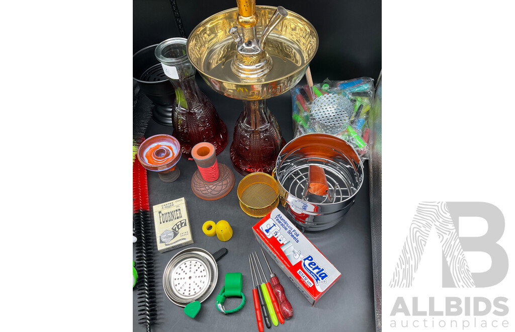 Rotana Glass Shisha Hookah  with Accessories
