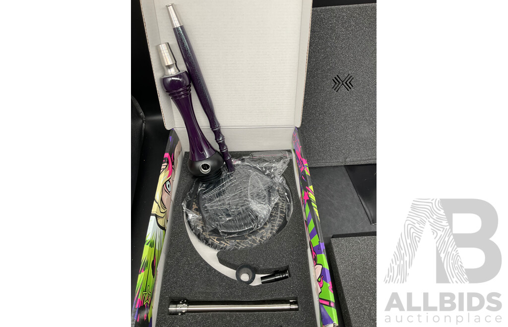 Alpha Model X Harley Hookah  - PURPLE