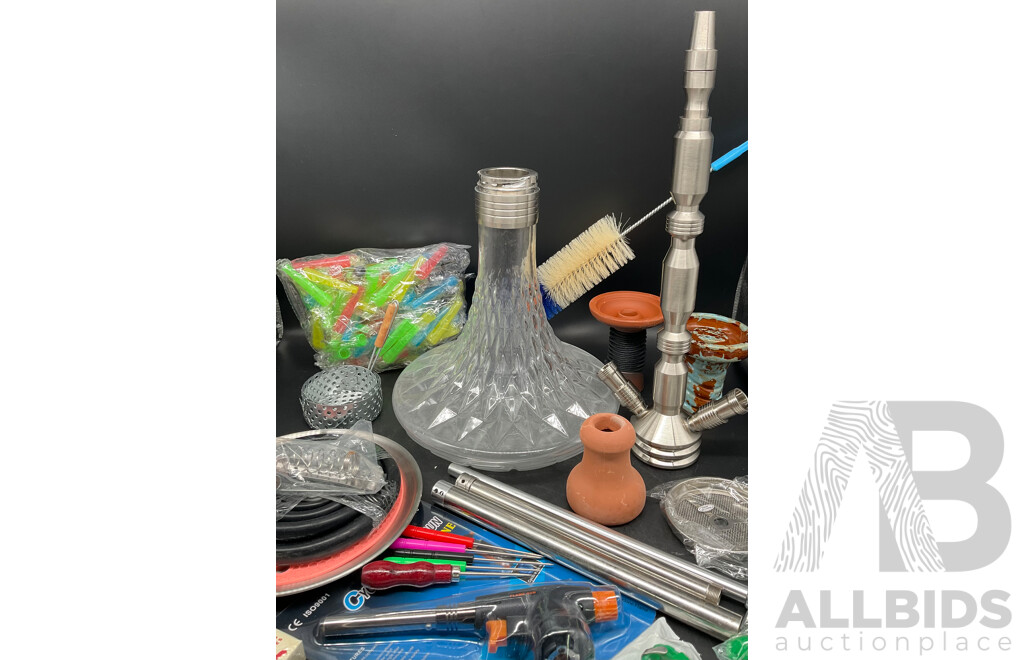 SHISHA MATE Glass Shisha Hookah  with Accessories