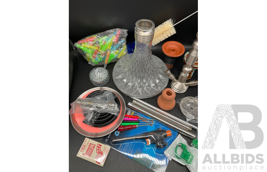 SHISHA MATE Glass Shisha Hookah  with Accessories
