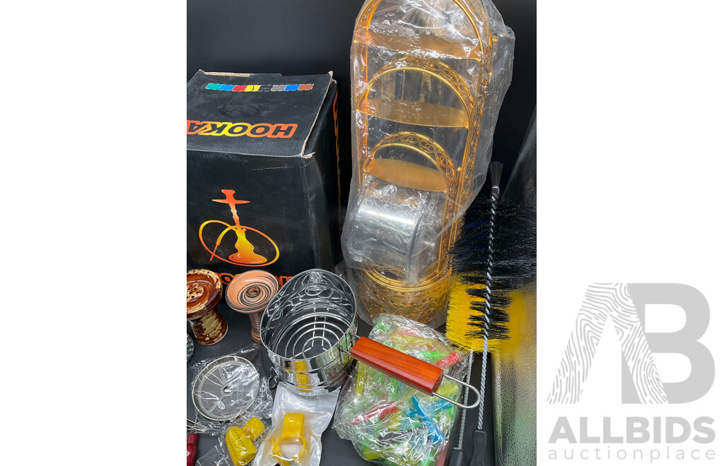 HOOKAH Yellow Glass Shisha Hookah  with Accessories