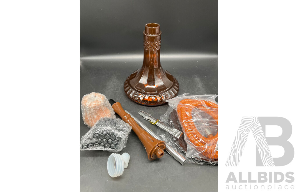 HOOKAH Brown Plastic Shisha Hookah  with Accessories
