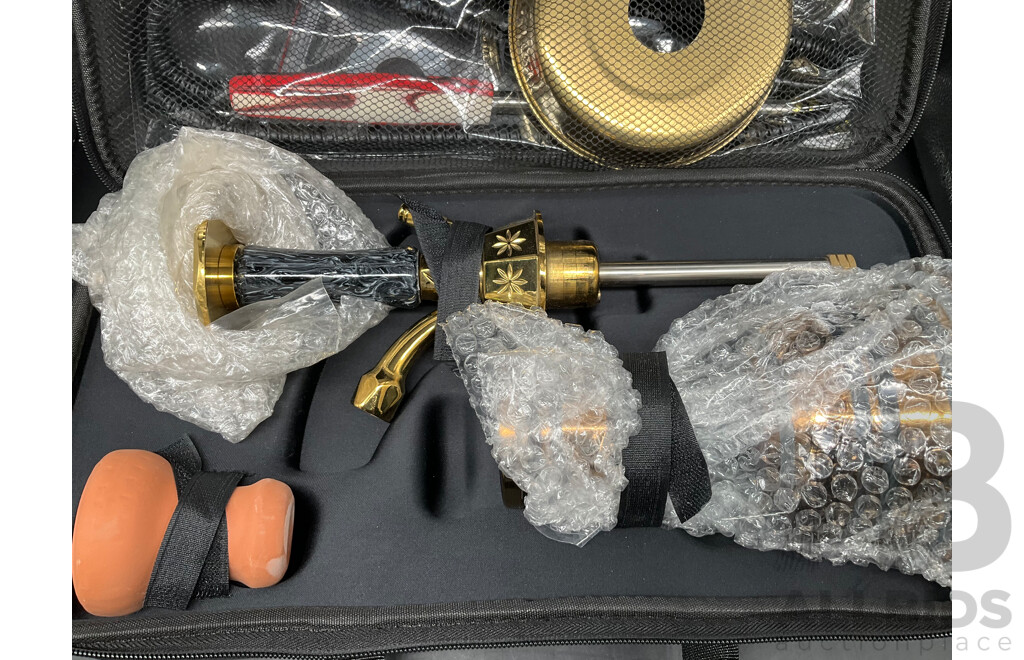 Glass Shisha Hookah in Carry Bag