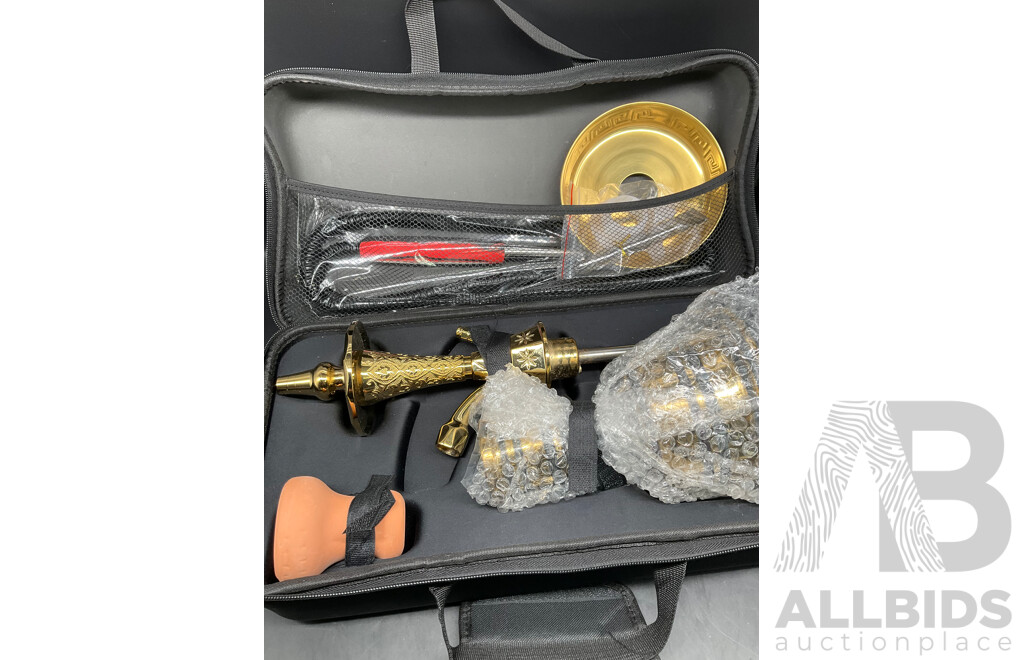 Glass Shisha Hookah in Carry Bag