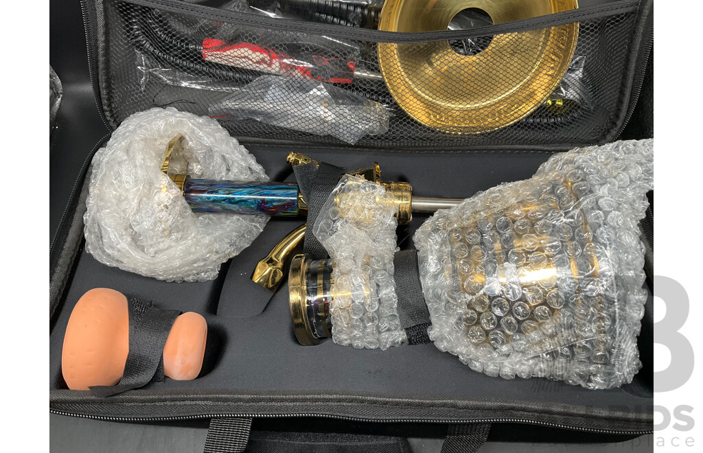 Glass Shisha Hookah in Carry Bag