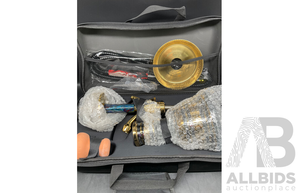 Glass Shisha Hookah in Carry Bag