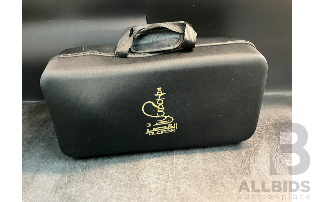 ALQASR Glass Shisha Hookah in Carry Bag