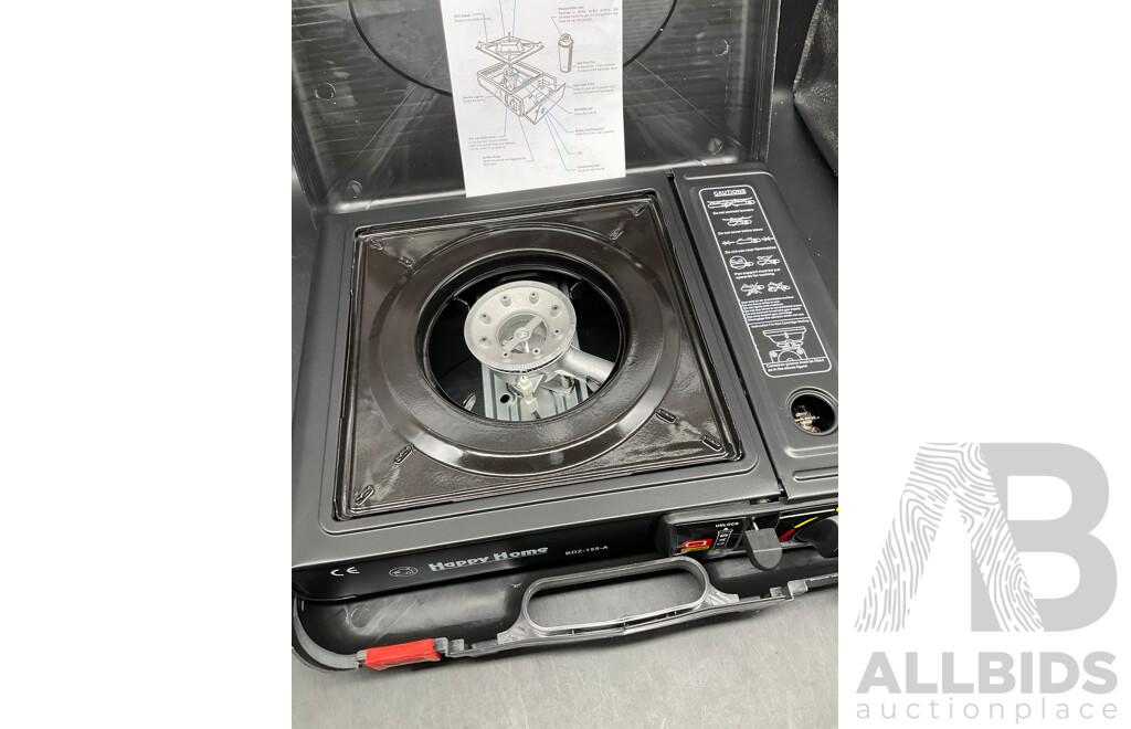 HAPPY HOME Multi Purpose Outdoor Cassette Gas Stove - Lot of 6