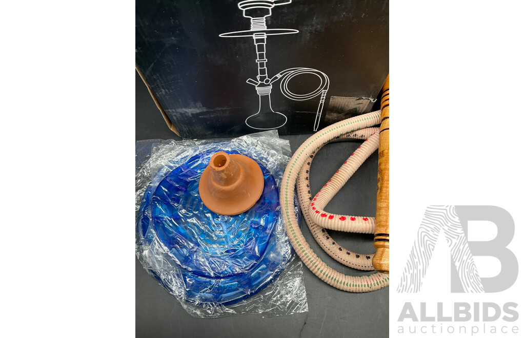 DUM Premium Glass Shisha Hookah  with Accessories