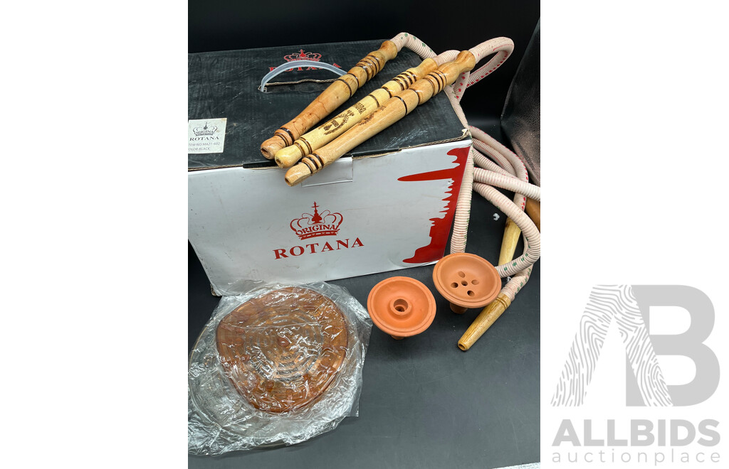 ROTANA Glass Shisha Hookah  with Accessories