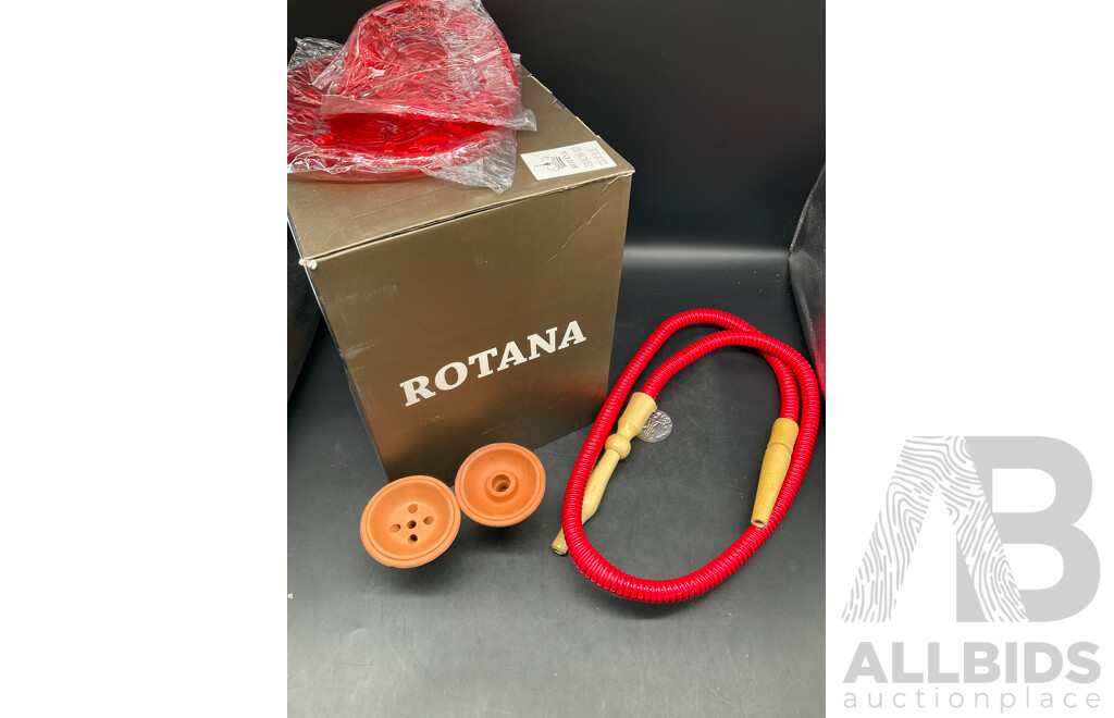 ROTANA Glass Shisha Hookah  with Accessories