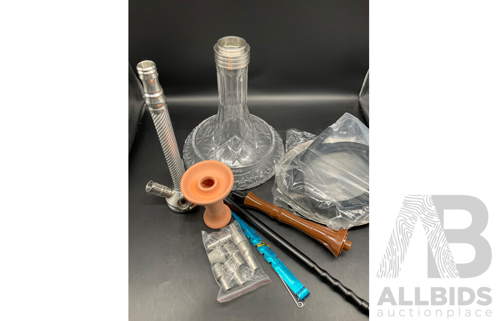 DUM PREMIUM Glass Shisha Hookah  with Accessories