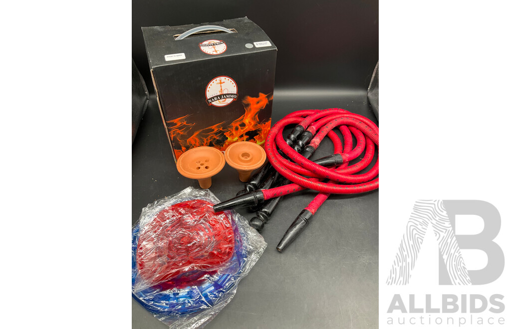 Nara Jammo Glass Shisha Hookah  with Accessories