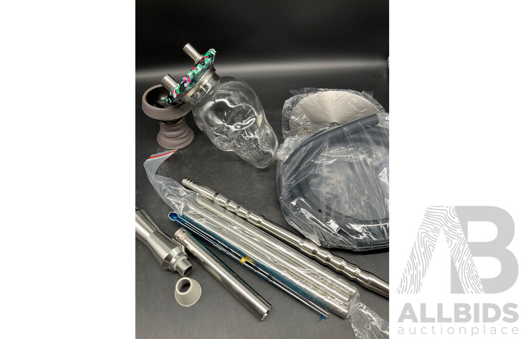 Nara Jammo Glass Shisha Hookah  with Accessories