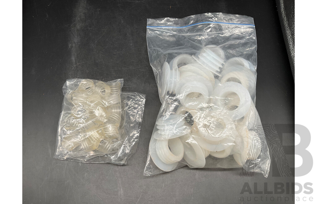 Assorted Shisha Hookah Accessories Including Cyclone Flame Gun, Clay Bowl, Pipe and More - Lot of 93