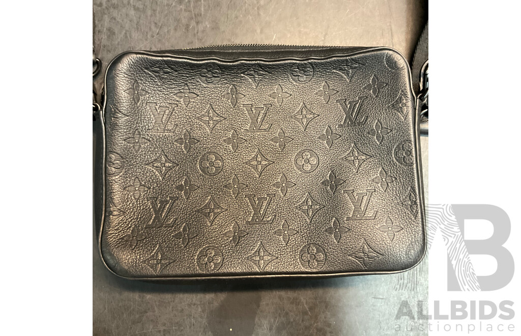 Men's Black Crossbody Bag Branded Louis Vuitton
