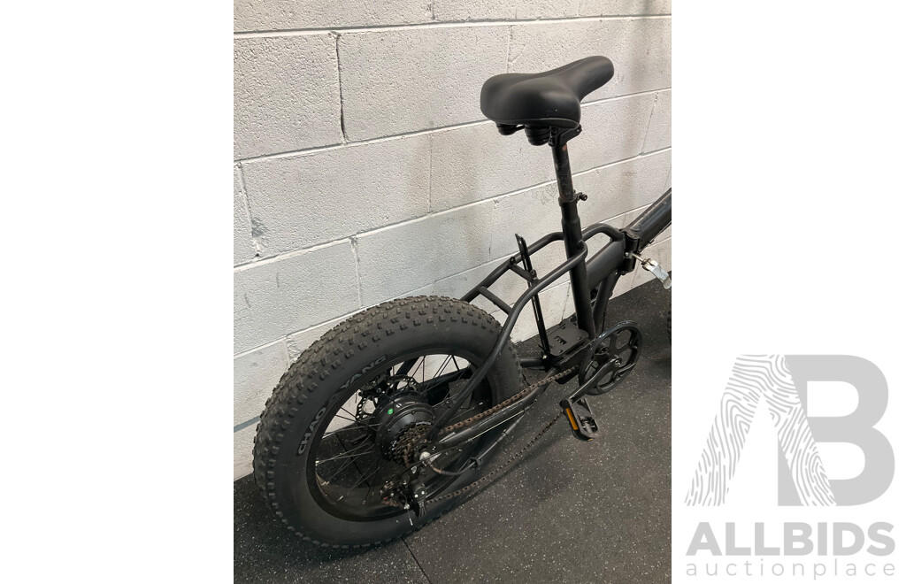 Black E-Bike