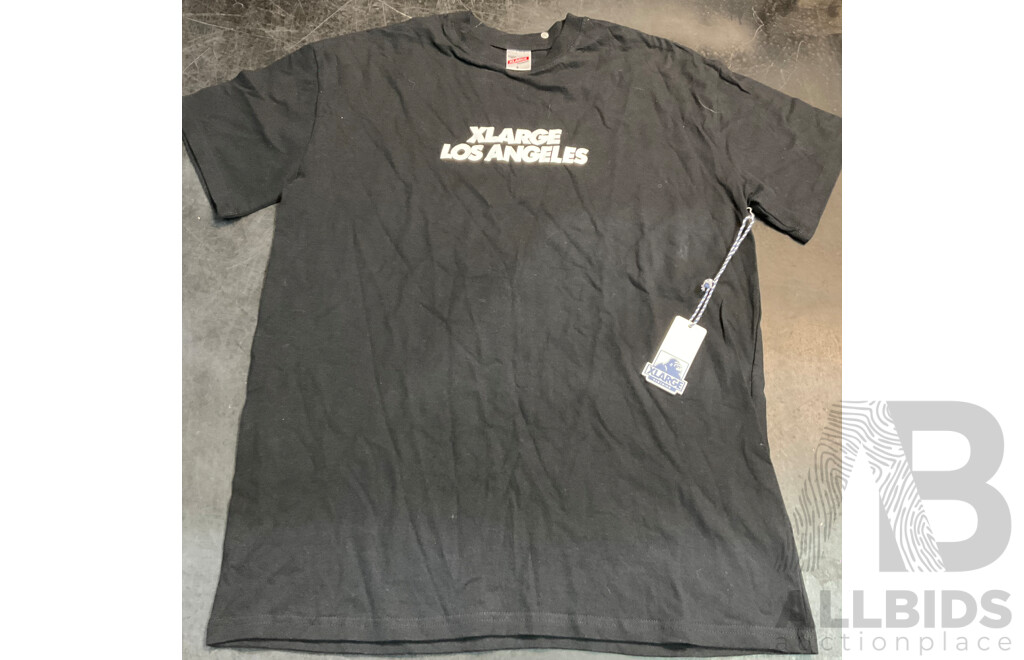 XLARGE, GANT & Assorted Women/Men's T-shirt - Size S - Lot of 9