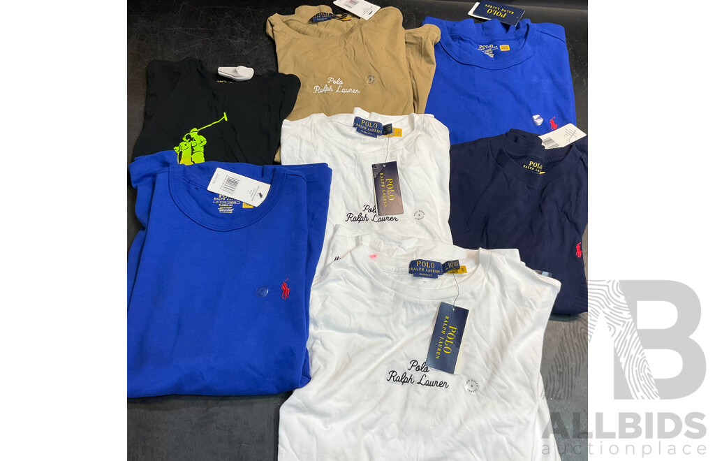 POLO Women/Men's T-Shirt & POLO Shirt - Size S/ M - Lot of 7