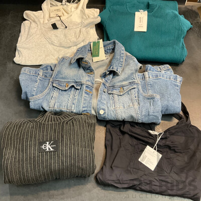 ABRAND JEANS, CALVIN KLEIN, GUESS & Assorted Women's Clothing - Lot of 6