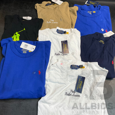 POLO Women/Men's T-Shirt & POLO Shirt - Size S/ M - Lot of 7