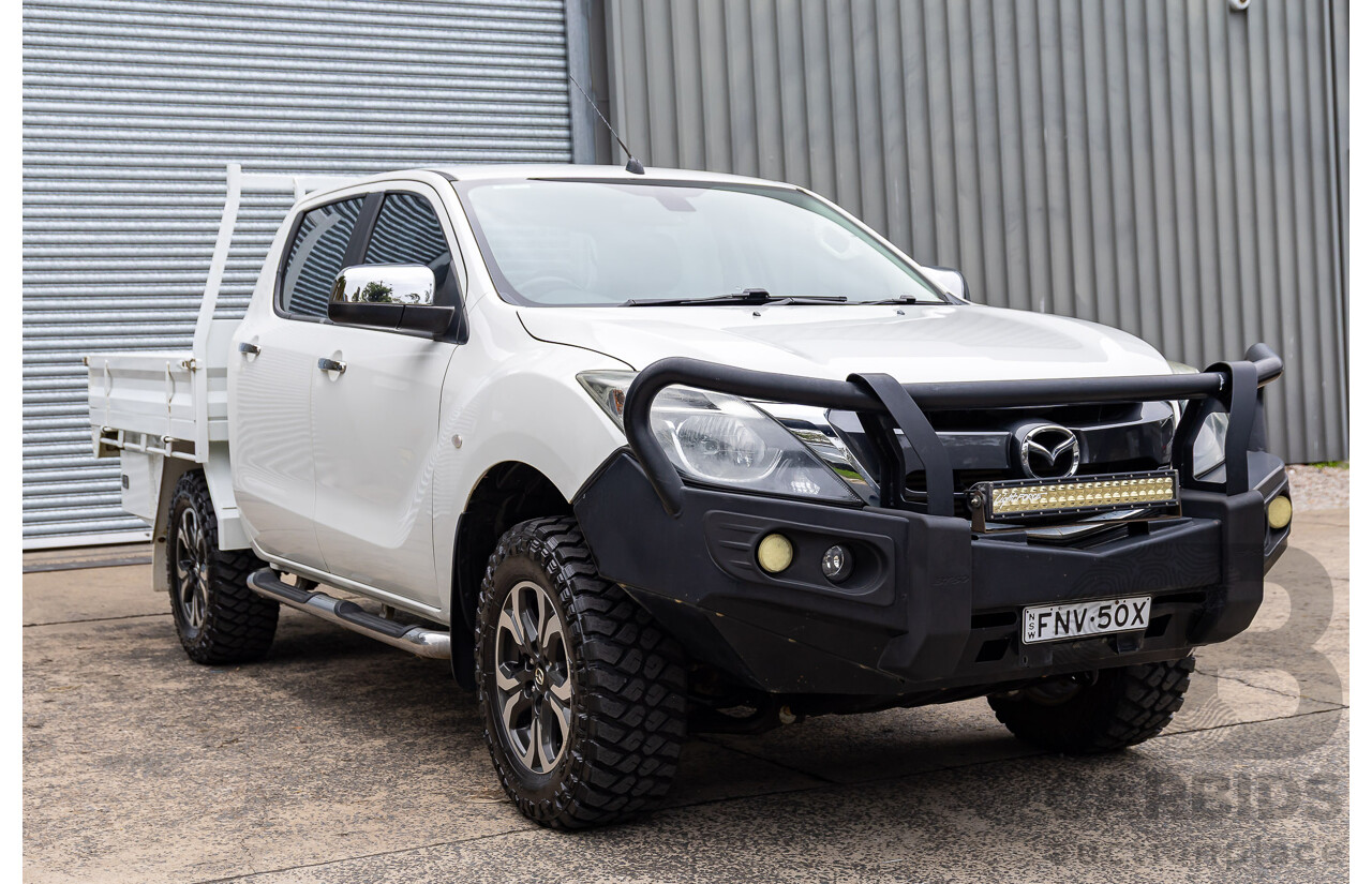 04/2017 Mazda BT-50 XTR (4x4) MY16 Dual Cab Utility Cool White Turbo Diesel 3.2L