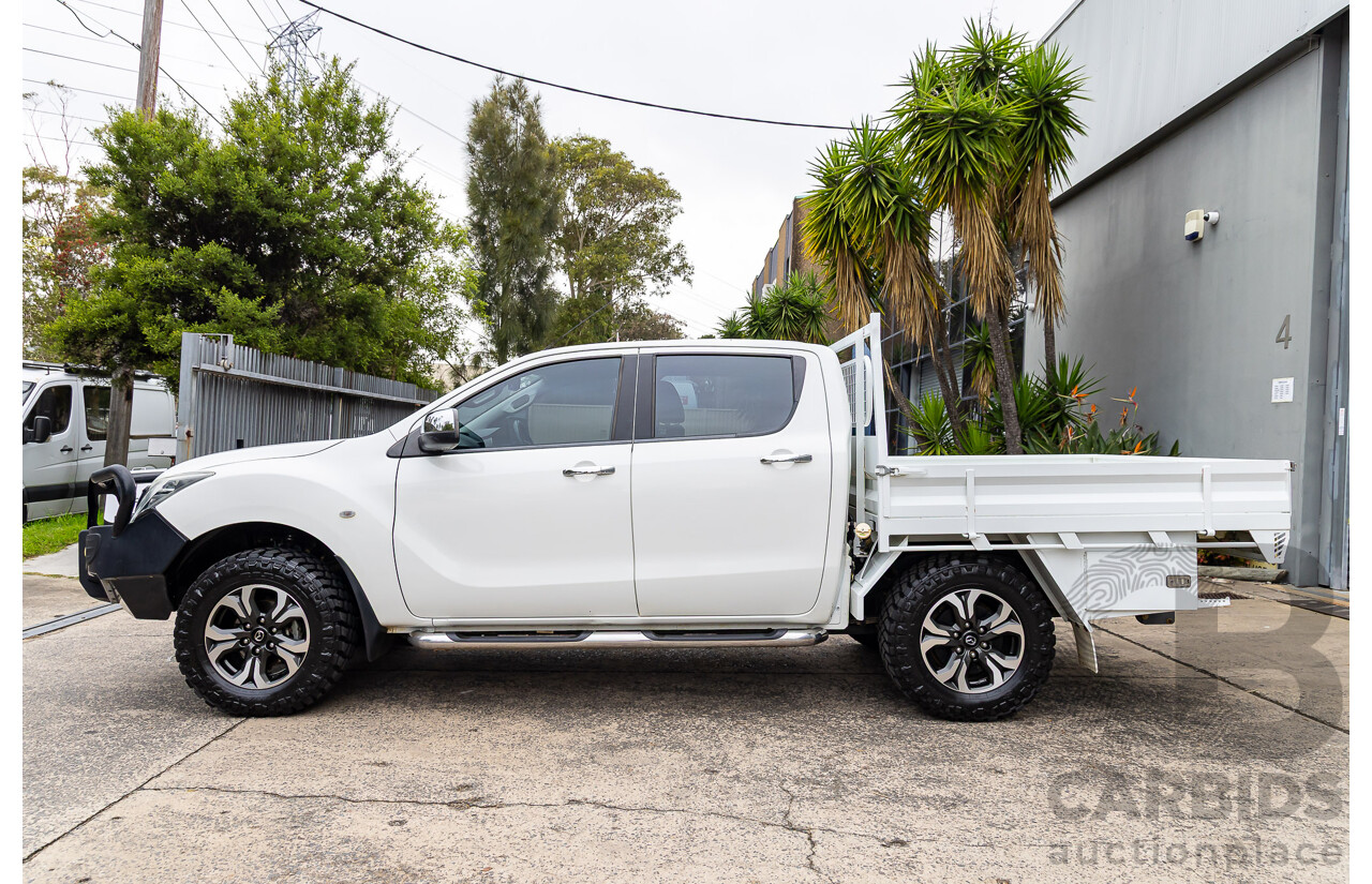 04/2017 Mazda BT-50 XTR (4x4) MY16 Dual Cab Utility Cool White Turbo Diesel 3.2L