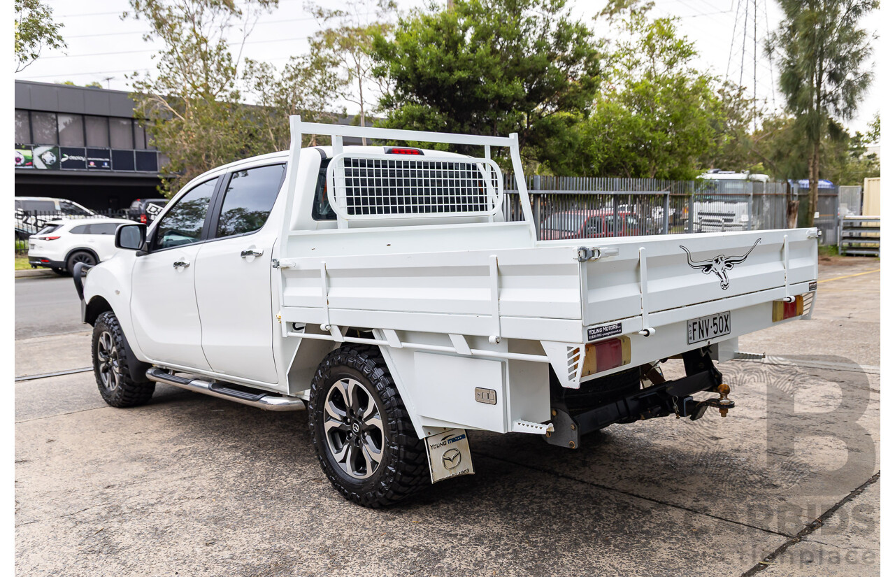 04/2017 Mazda BT-50 XTR (4x4) MY16 Dual Cab Utility Cool White Turbo Diesel 3.2L