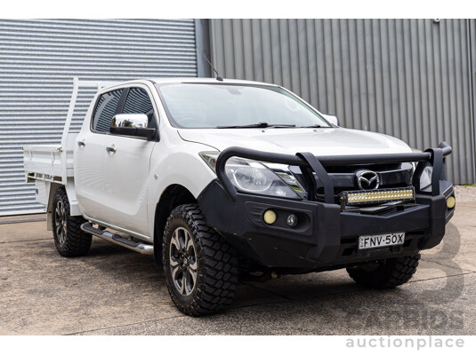 04/2017 Mazda BT-50 XTR (4x4) MY16 Dual Cab Utility Cool White Turbo Diesel 3.2L