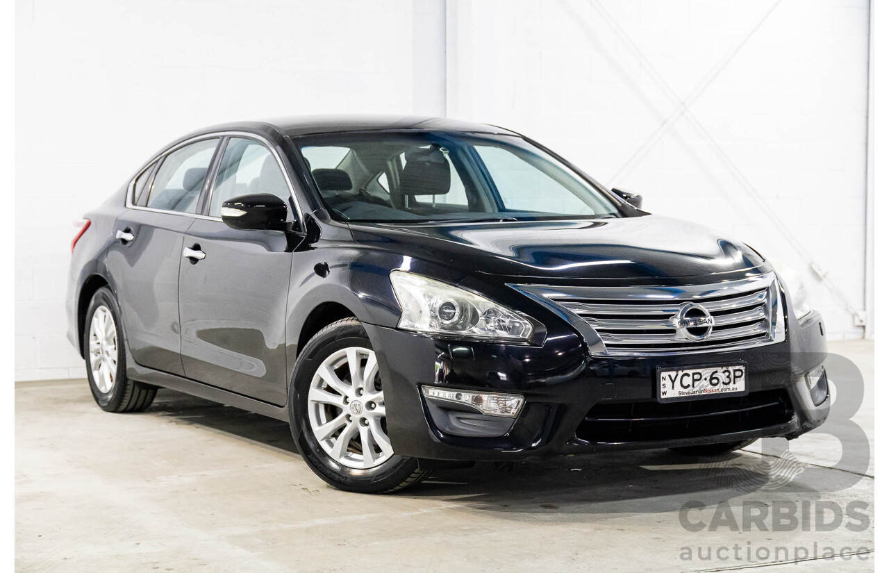 9/2014 Nissan Altima ST L33 4d Sedan Ebony Black 2.5L