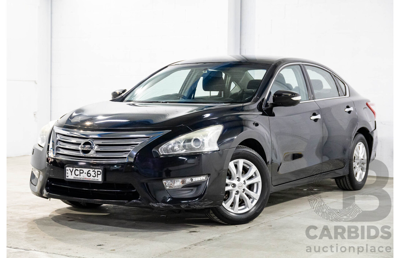 9/2014 Nissan Altima ST L33 4d Sedan Ebony Black 2.5L