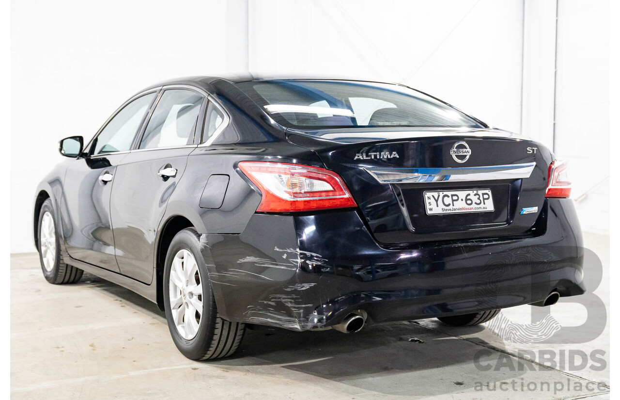 9/2014 Nissan Altima ST L33 4d Sedan Ebony Black 2.5L