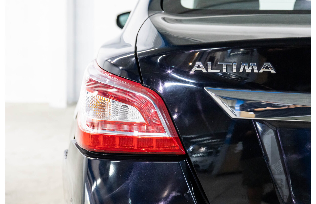 9/2014 Nissan Altima ST L33 4d Sedan Ebony Black 2.5L