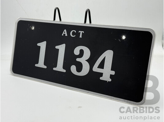 ACT 4-Digit Number Plate - 1134