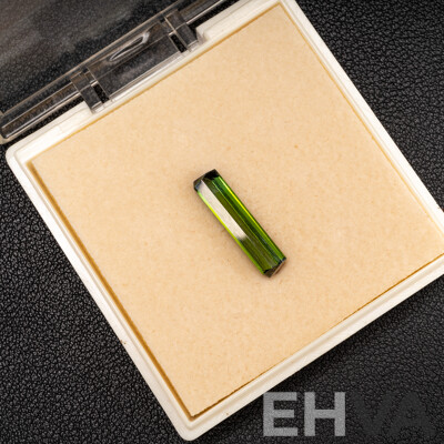 Green Tourmaline, Natural Unset Emerald Cut Gemstone, 6.95ct
