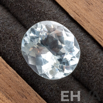 Aquamarine, Palest Blue Natural Oval Cut Unset Gemstone, 3.65ct